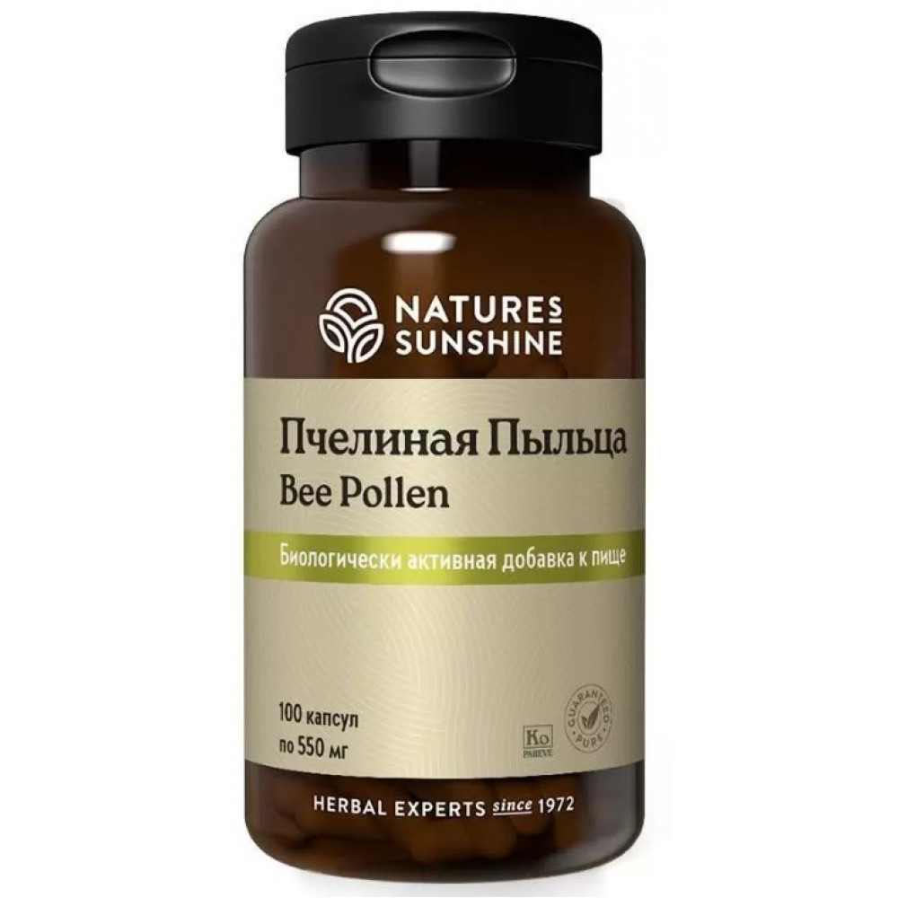 Пчелиная пыльца, 100 капсул бад
